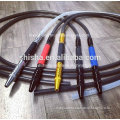 Silicone Hookah Hose with Aluminum Tips Silicone Hose Tips